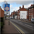 Alternative route direction sign, Upper St John Street, Lichfield