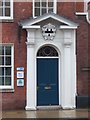 SO8455 : Door with Doric columns and armourial motif by Philip Halling