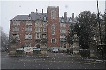 SO7845 : Malvern St James College in snow by Philip Halling
