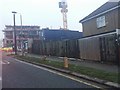 Construction work on Cool Oak Lane, West Hendon