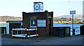 Harbour weighbridge and clock