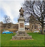NS7993 : Statue of Robert Burns by Gerald England