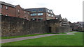 NZ2464 : Newcastle Town Wall: West Walls and Durham Tower by Anthony Foster
