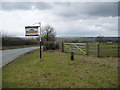 Hill Top East farm sign