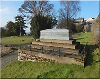 NS7993 : The tomb of William Drummond by Lairich Rig