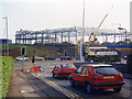 Construction of a Homebase store, Cardiff Road, Newport (1995)