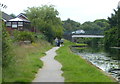 Towpath along the Leeds and Liverpool Canal