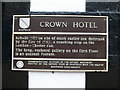 Crown Hotel plaque