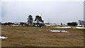 Wintery hillside