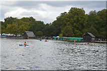 TQ2780 : Boathouses, The Serpentine by N Chadwick