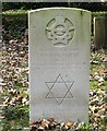 TG2008 : Commonwealth war grave in the Jewish section by Evelyn Simak