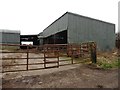 Corrugated iron barns on Tilley