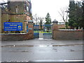 Entrance gates and piers of St John