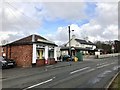 Dry cleaners and pub in Barlaston