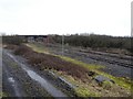 View from a Tondu - Port Talbot excursion train - disused railway infrastructure near Port Talbot