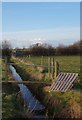 TL8908 : Footbridge Over a Field Drain by Glyn Baker