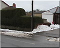ST3090 : Pillmawr Road snowman, Malpas, Newport by Jaggery