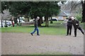 Playing petanque in Malvern