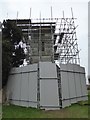 St Peter, Poulshot: ongoing work on the tower