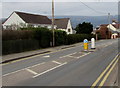 Woodland Road pedestrian refuge, Croesyceiliog, Cwmbran