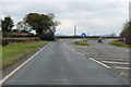 Junction on bend, A342, Andover Road