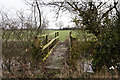 Footbridge over Balne Moor Drain