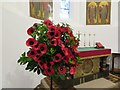 SU6089 : Poppies beside the altar by Bill Nicholls