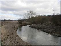 SE3706 : The River Dearne near Lundwood by Jonathan Thacker