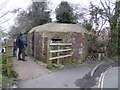 World War II pillbox beside the canal in Devizes