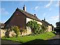 Thatched cottages on Church Street, Lopen