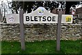 TL0258 : Bletsoe Village Sign by Michael Garlick