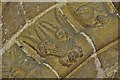 Earls Barton, All Saints Church: Beakheads in the Norman south doorway arch 3