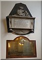 SJ9497 : Memorials in Old Church, Dukinfield by Gerald England