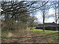 Footpath past The Galliards