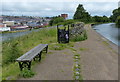 Leeds and Liverpool Canal towpath in Blackburn