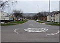 Henllys Way mini-roundabout opposite Fairwater Way, Cwmbran