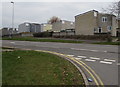 Housing on the west side on Henllys Way, Cwmbran