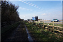 TA0008 : Path alongside the M180 towards Brigg by Ian S