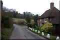 Amage Road, approaching the junction with The Street, Brook