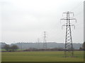 TQ5163 : Pylons near Great Cockerhurst by Malc McDonald