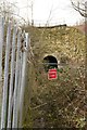 Closed footpath at the end of Royds Lane