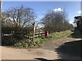 SJ7744 : Public footpath in Madeley by Jonathan Hutchins