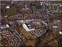NS7854 : Wishaw from the air by Thomas Nugent