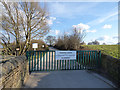 SE2824 : Ardsley Reservoir: access gate by Stephen Craven