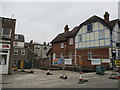 Building work on Trinity Street, next to Hardy