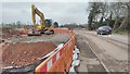 SO8540 : Roadworks on the A4104 at Upton-upon-Severn by Philip Halling