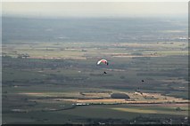 TA1840 : Paraglider near Withernwick: aerial 2018 by Chris