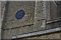 Odell, All Saints Church: c15th Perpendicular tower clock