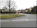 Norwich Road at the junction of Churchill Road