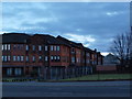 Modern tenements on London Road